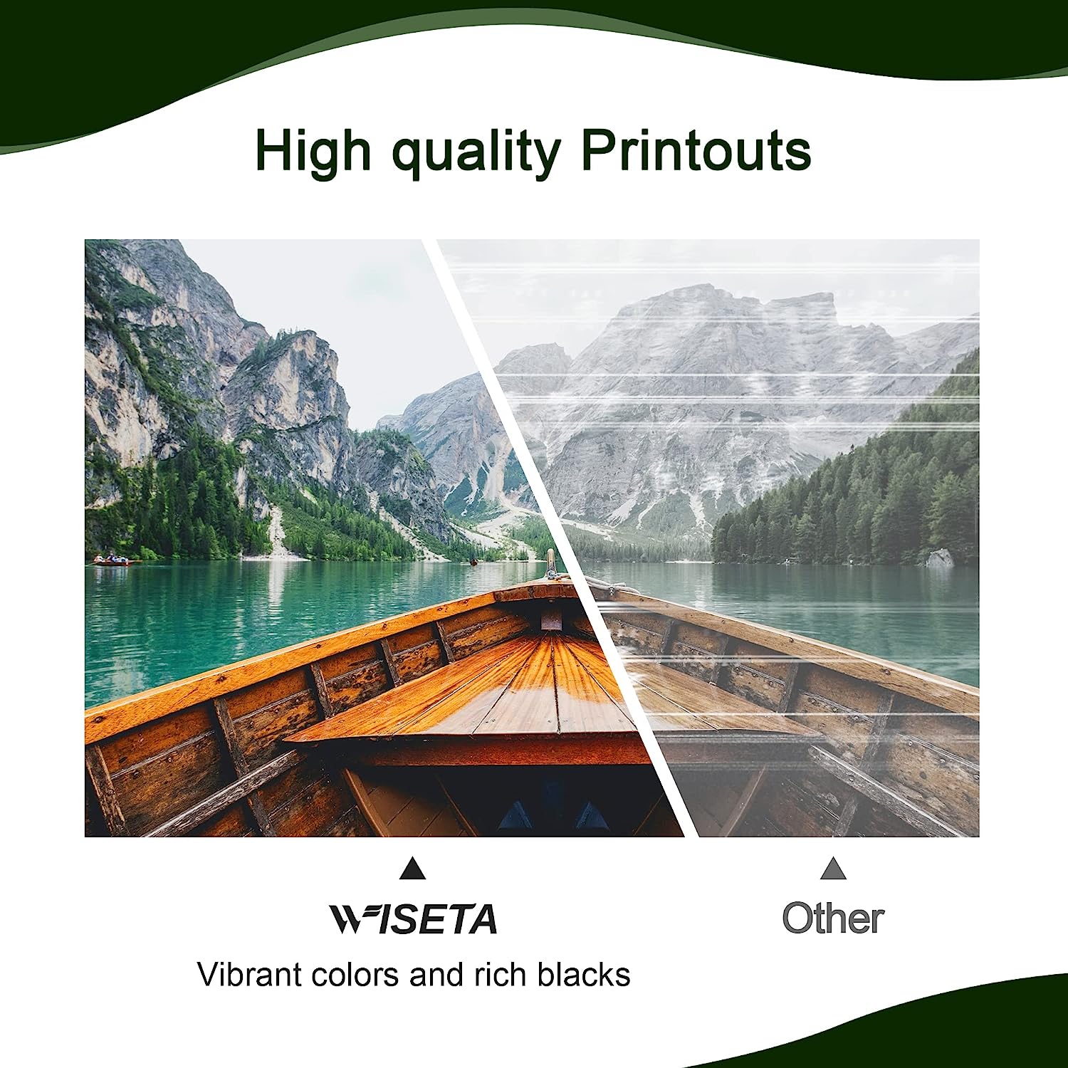 65XL Black High-yield Ink Cartridges (2-Black) Remanufactured Replacement for HP 65 XL Ink 65XL Black Ink for Envy 5058 5055 5034 5032 5030 5014 5012 DeskJet 3755 2655 2624 3758 3720 Printer | N9K04AN - Image 6